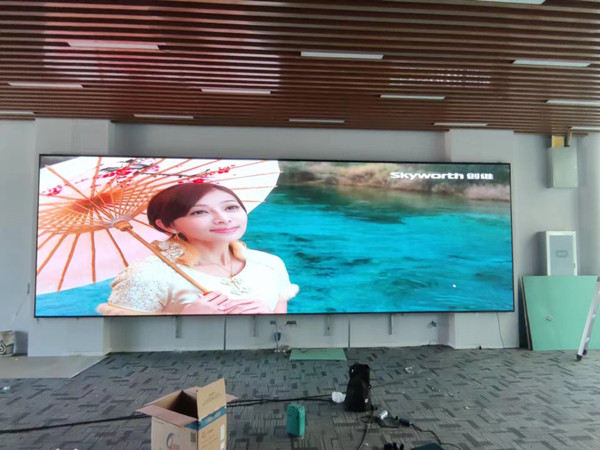 卓尼P1.53led小间距屏安装案例